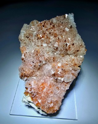 ***WOW-Sparkling Hematite Incl. Calcite crystal cluster, mine Mexico***