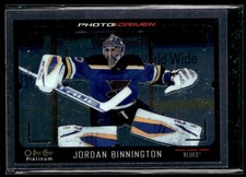 2021-22 O-Pee-Chee Platinum Photo Driven Jordan Binnington St. Louis Blues #PD-5