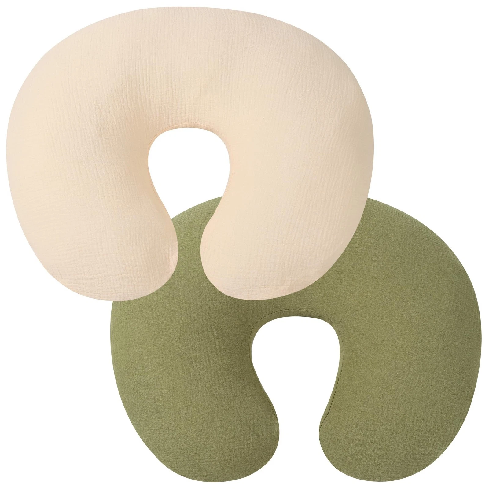 Muslin Nursing Pillow Cover 2 Pack 100% Cotton Ultra Soft Breastfeeding Pillo...
Opens in a new wind