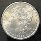 1884-CC Uncirculated GSA With Box & COA Morgan Silver Dollar Carson City Mint