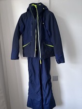 Wedze Decathlon Kids Piste 900 Ski Jacket & Trousers Age 12 Navy Blue. Set. 