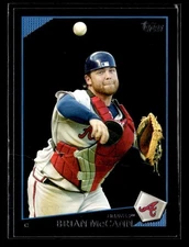 2009 Topps #80 Brian McCann Black Card Atlanta Braves