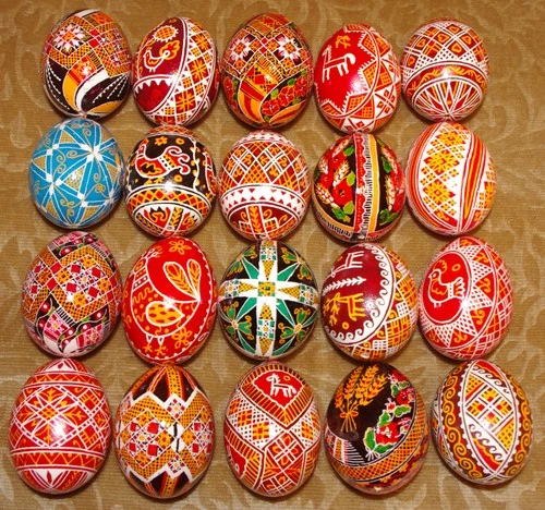 20 Real UKRAINIAN Pysanky Easter EGGS / Pysanka Egg from Ukraine
