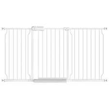 Fairy Baby Extra Wide Baby Gate for Dogs Pressure Monuted W046WHITE - White