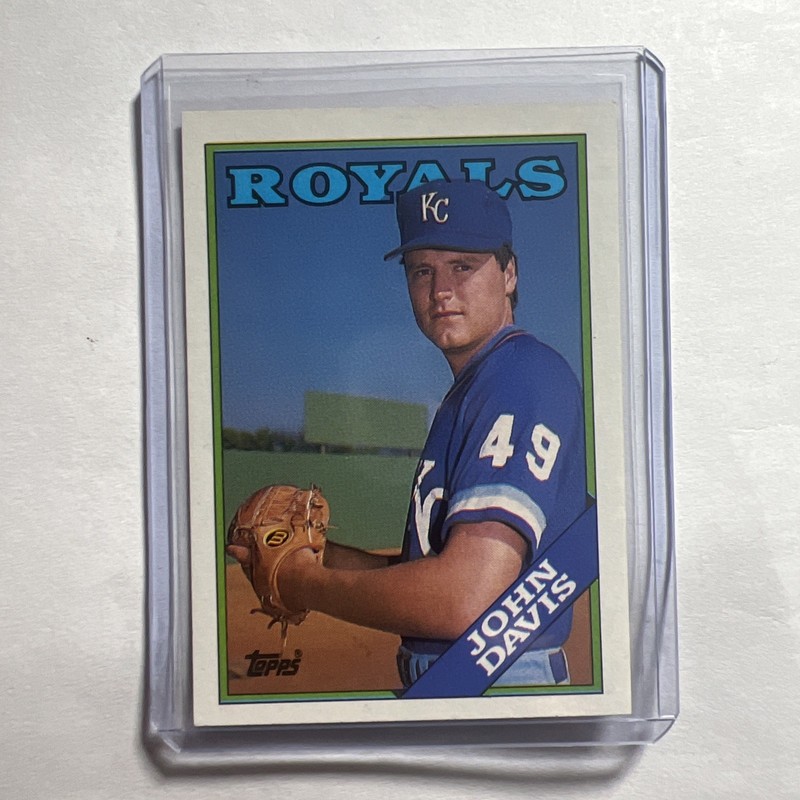 1988 Topps #672 John Davis Kansas City Royals