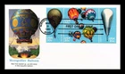 FLEETWOOD US COVER MONTGOLFIER BALLOONS BOOKLET FIRST DAY OF ISSUE