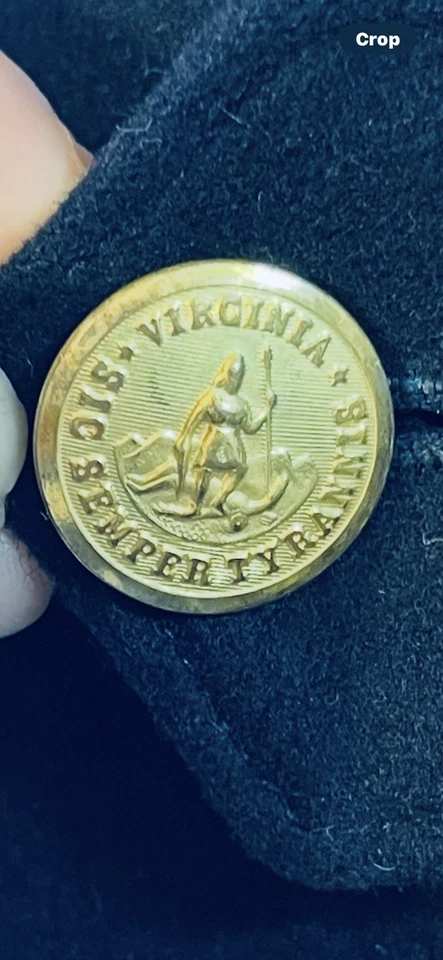 Шерстяной плащ подлинный середины века для медсестер одежда Bruck's темно-синий и красный - Изображение 3 из 4