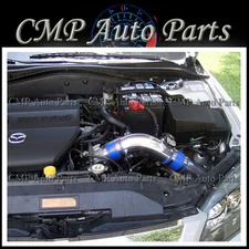 FIT:  MAZDA 6 2.3 2.3L COLD AIR INTAKE KIT KIT INDUCTION SYSTEMS 2003-2008 BLUE