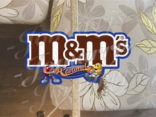 Custom M&M Logo Candy fan Peanut Caramel Butter Vinyl Sticker Decal car tumbler