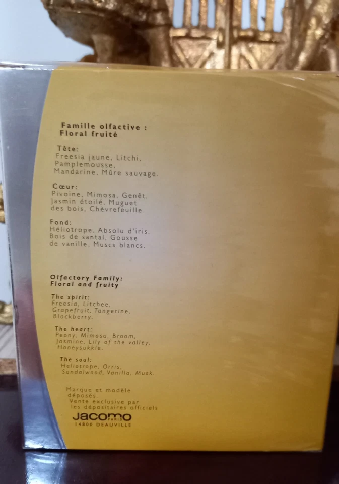 JACOMO EDT 女士 AURA,批量 2 75 毫升/2.4 FL.OZ + 40 毫升/1.4 FL.OZ,法国。 — 第 2/4 张图片