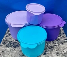 Tupperware Fridge Canister Set Of 4 Food Storage Containers (Bote Para Refri)New