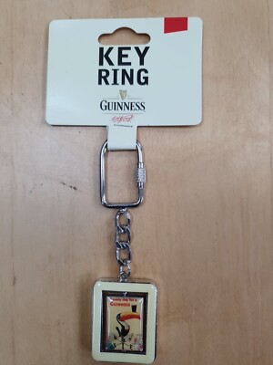 Guinness Beer Toucan Swivel Key Ring NEW Lovely Day for a Guinness ...
