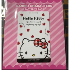 DARTSLIVE CARD Sanrio Characters HALLO KITTY soft darts game Japan O960