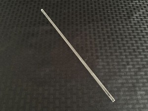 Laboratory Polished Solid Glass Stirring Shaft 12 3/4", 324mm L x 6mm OD Damaged