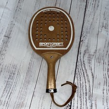 Vintage Sportcraft-Wood-Super Pro- Paddle-paddleball-racquetball-tennis-15.5x8