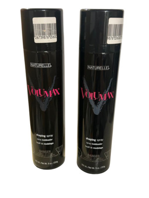 2X Zotos Naturelle Volumax Shaping Spray 9oz Hair Spray VOC 55%