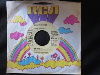 DIGBY RICHARDS - Be My Day SIGNED PROMO Unplayed Old Stock 