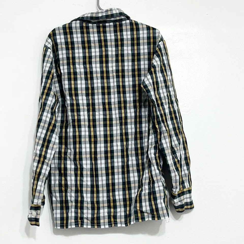 Camisa IZOD Niños Abotonada Algodón Poli Multicolor Cuadros Manga Larga Talla 8 Foto 2 de 3