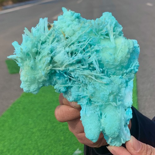 1.15LB Natural blue texture stone crystal,Heteropolar of Chinese blue aragonite - 第 18/24 張圖片