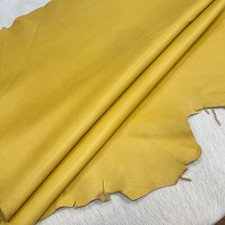 Avetco Economy Grade C Lamb Leather Hide Yellow Soft Nappa Sheep Skin 2oz