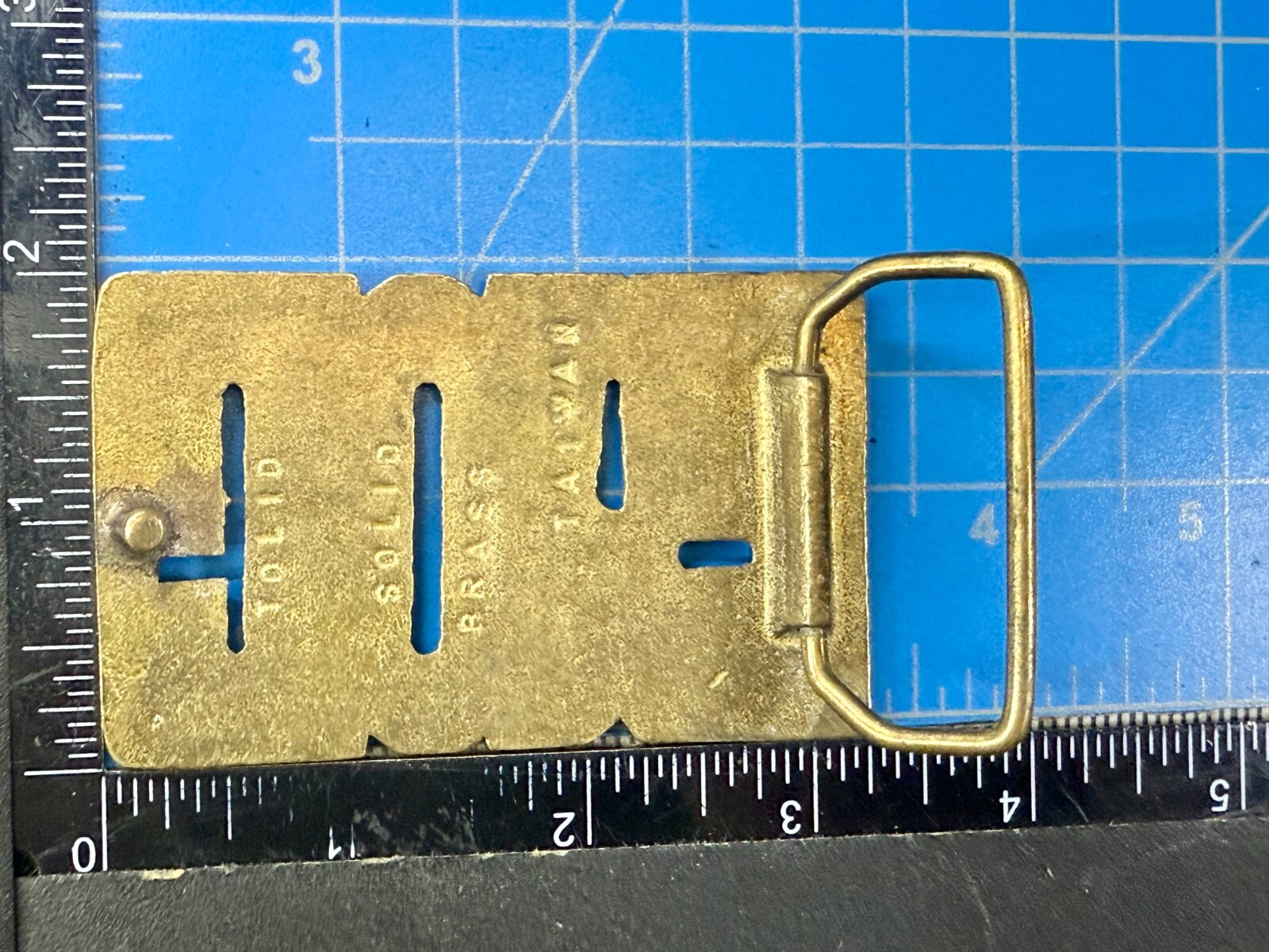 Custom Name GEORGE Block Letter Solid Brass Vinta… - image 5