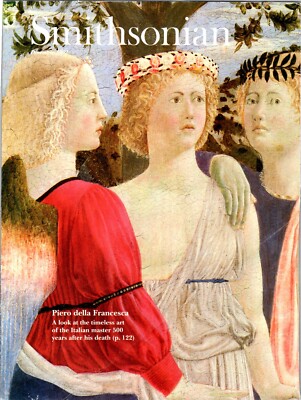 VTG Print Advertisement December 1992 Smithsonian Cover Piero della Francesca