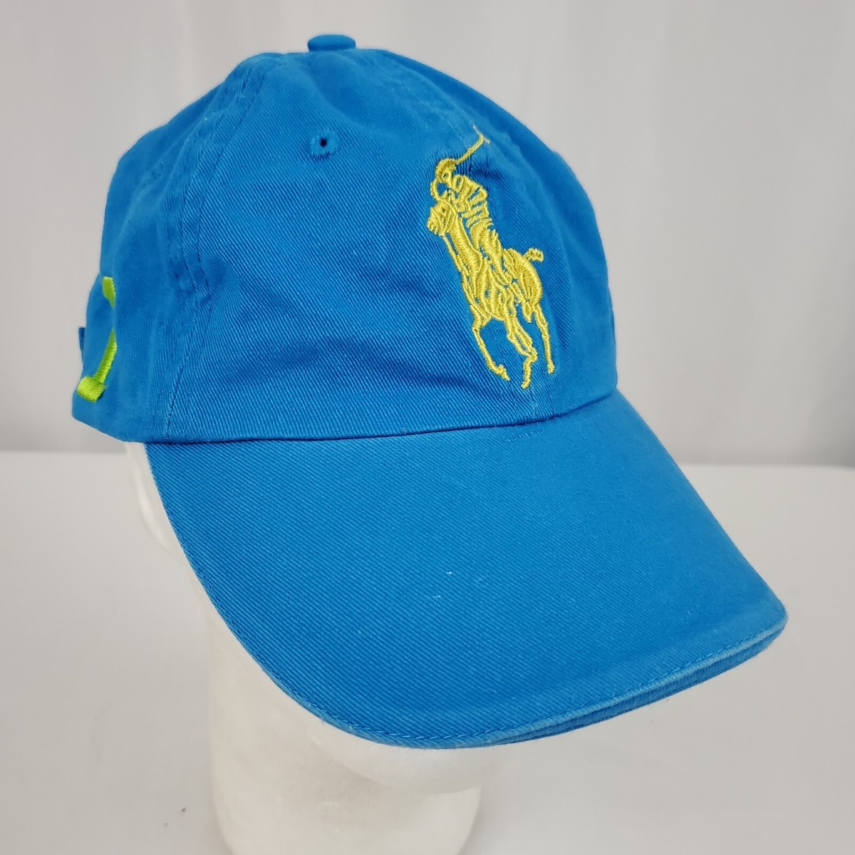 Polo Ralph Lauren Fragrances Hat Cap, Blue Big Pony #1 Adult