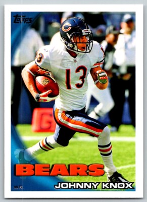2010 TOPPS JOHNNY KNOX CHICAGO BEARS #406