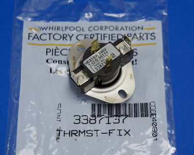 ドウデュース WP3387137 Whirlpool Dryer Thermostat 3387137 NEW OEM | eBay