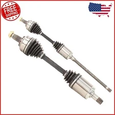 Front CV Joint Axle Shafts Assembly TrakMotive Set of 2 For BMW X5 2000-2006 AWD