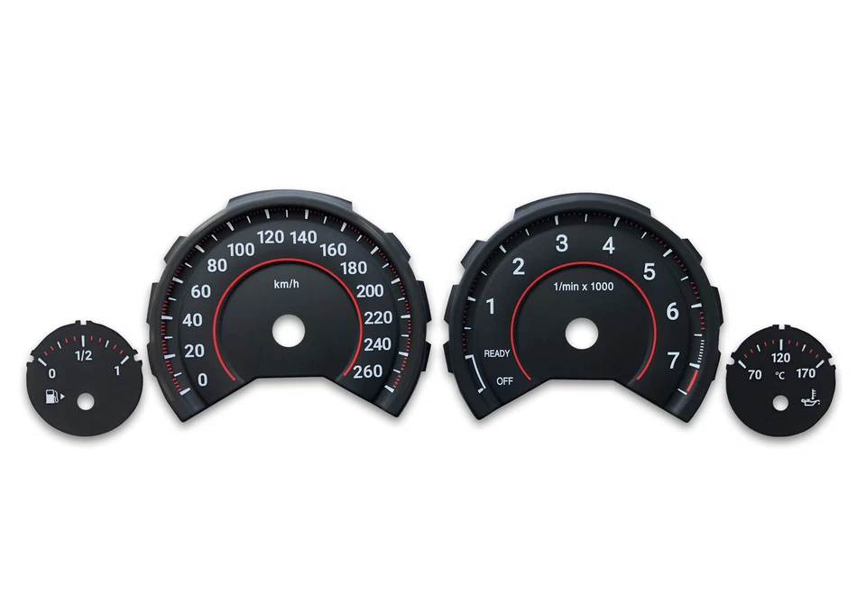 3D for BMW F30 F31 F32 F33 F34 F36 - Speedometer dials from MPH to Km/h Gauges - Image 2 of 4