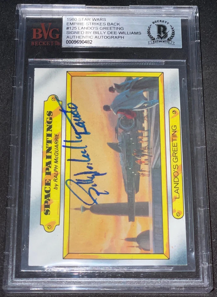 Billy Dee Williams "LANDO" Signed Autographed Topps Rookie Card BAS BECKETT (RC) - Image 2 of 3