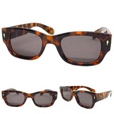 Men's Classic Elegant Vintage Retro Style SUNGLASSES Square Thick Tortoise Frame
