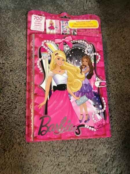 barbie fashion sticker stylist