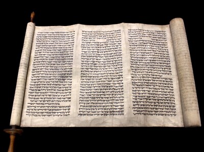 Extremely Rare Esther Scroll Handwritten On Calf Parchment, 200