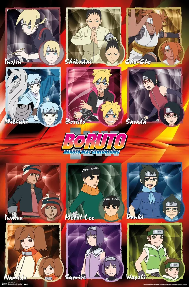 Naruto boruto - online puzzle