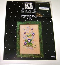 Sisters & Best Friends PANSY SAMPLER HOPE Cou...