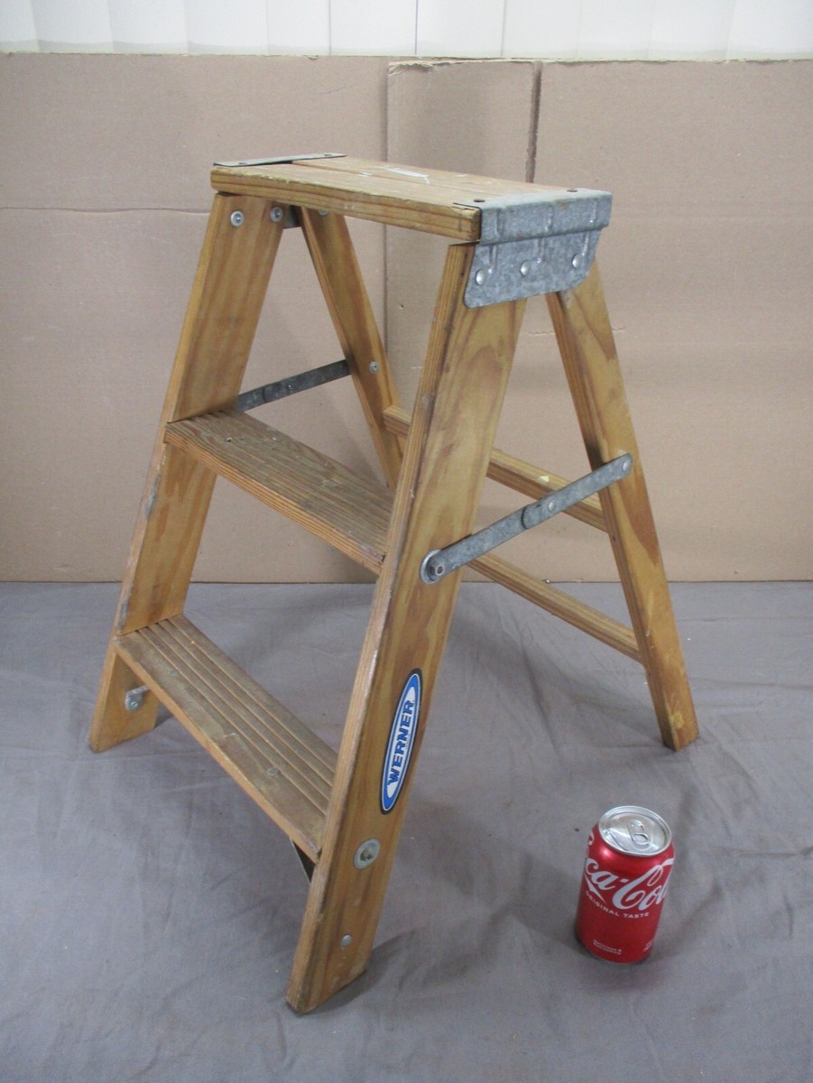 Vintage Wood Ladder Werner