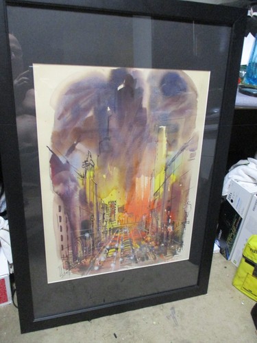ORIGINAL WENDELL MOHR WATER COLOR 20"X25"