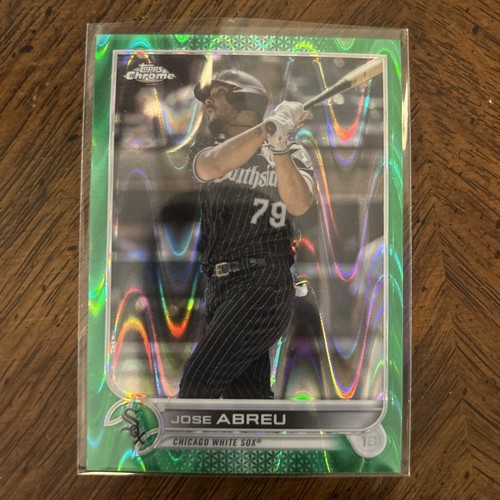 2022 Topps Chrome #28 Jose Abreu - Green Wave /99 White Sox
