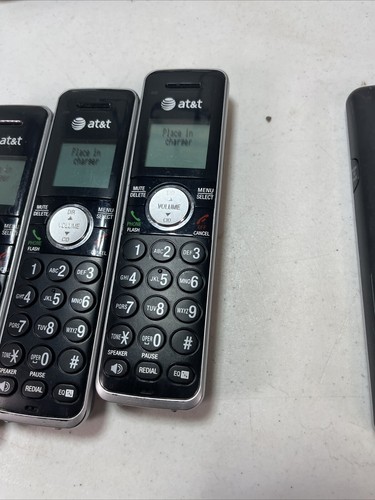 AT&T CL83451 Speakerphone HD w/ Battery Replacement Handset Black Tested - Picture 4 of 10