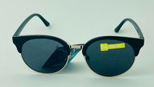 Classic Sunglasses For Unisex Round, 100 UVA/UVB Protection, Black TRVL , NEW