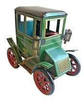 Modern Toys Tin Lever Action Self Propelled Classic Antique Look Car - 50s WORKS