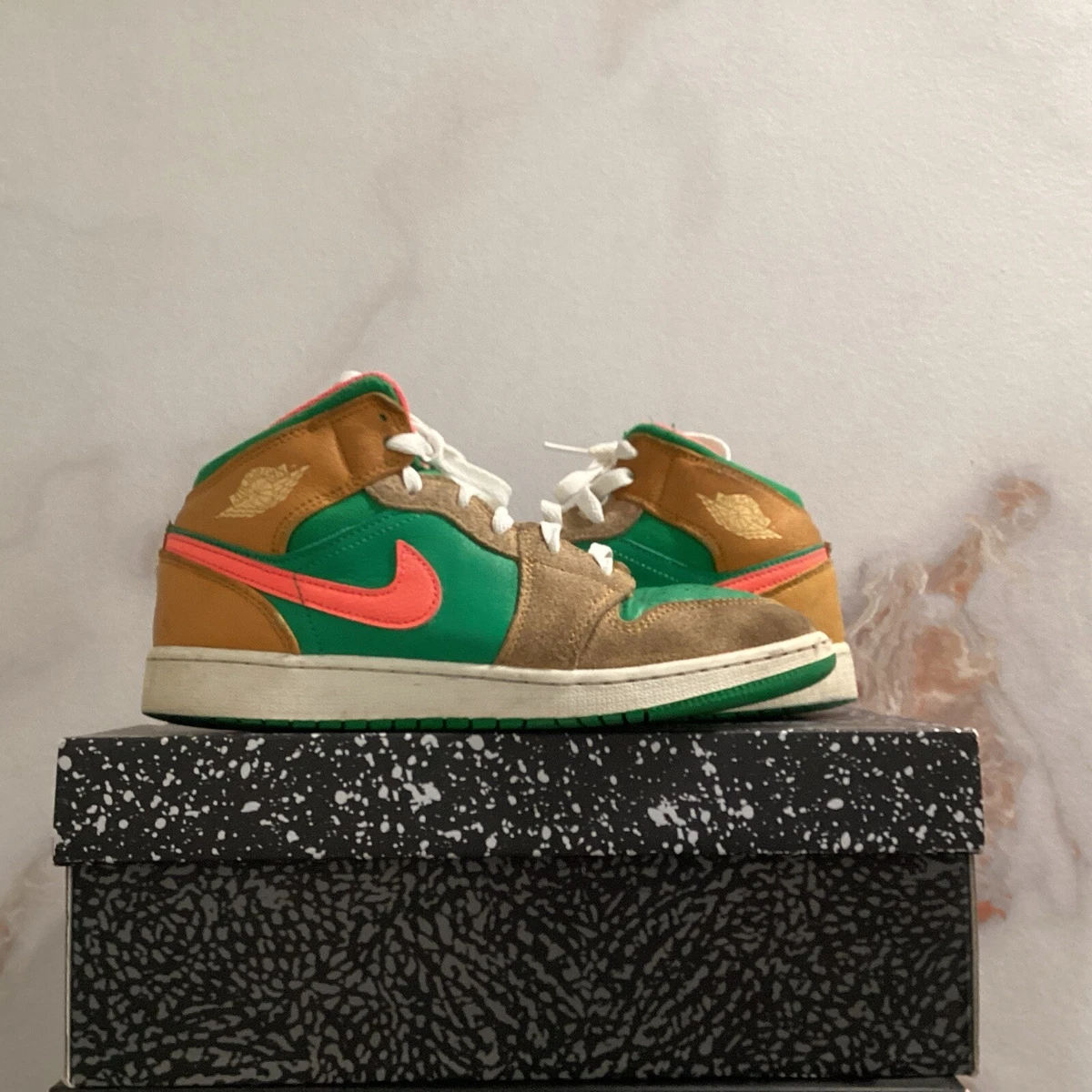 Jordan 1 SE Mid Wheat Watermelon | eBay