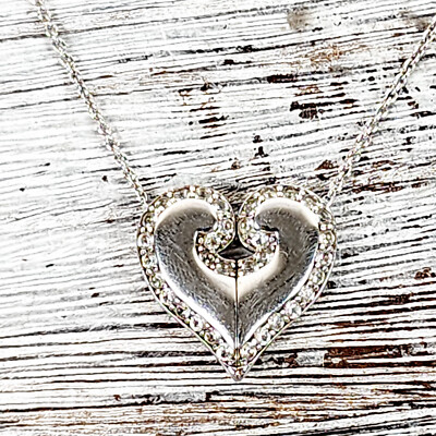 UNITED HEART PETRA AZAR SAPPHIRE STERLING SILVER 925 NECKLACE PENDANT 16-23''