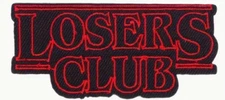 LOSERS CLUB - RED/BLACK - EMBROIDERED IRON-ON PATCH