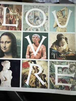 The Louvre by Pierre Quoniam 1977 + Louvre Paintings booklet