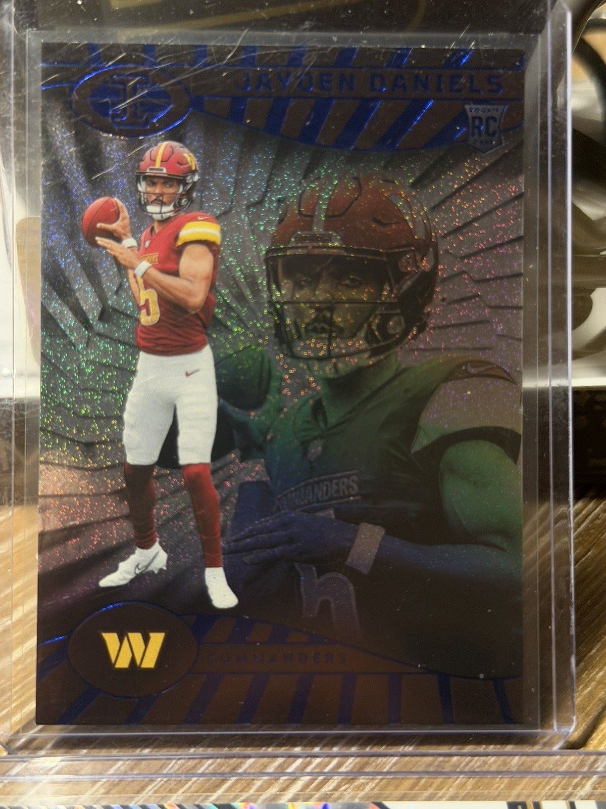 2024 Panini Illusions - Jayden Daniels #93 Trophy Collection Dots (RC)