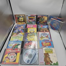 Vtg Lot of 23 Kids PC Computer CD-ROM Video Games Assorted Titles UNTESTED