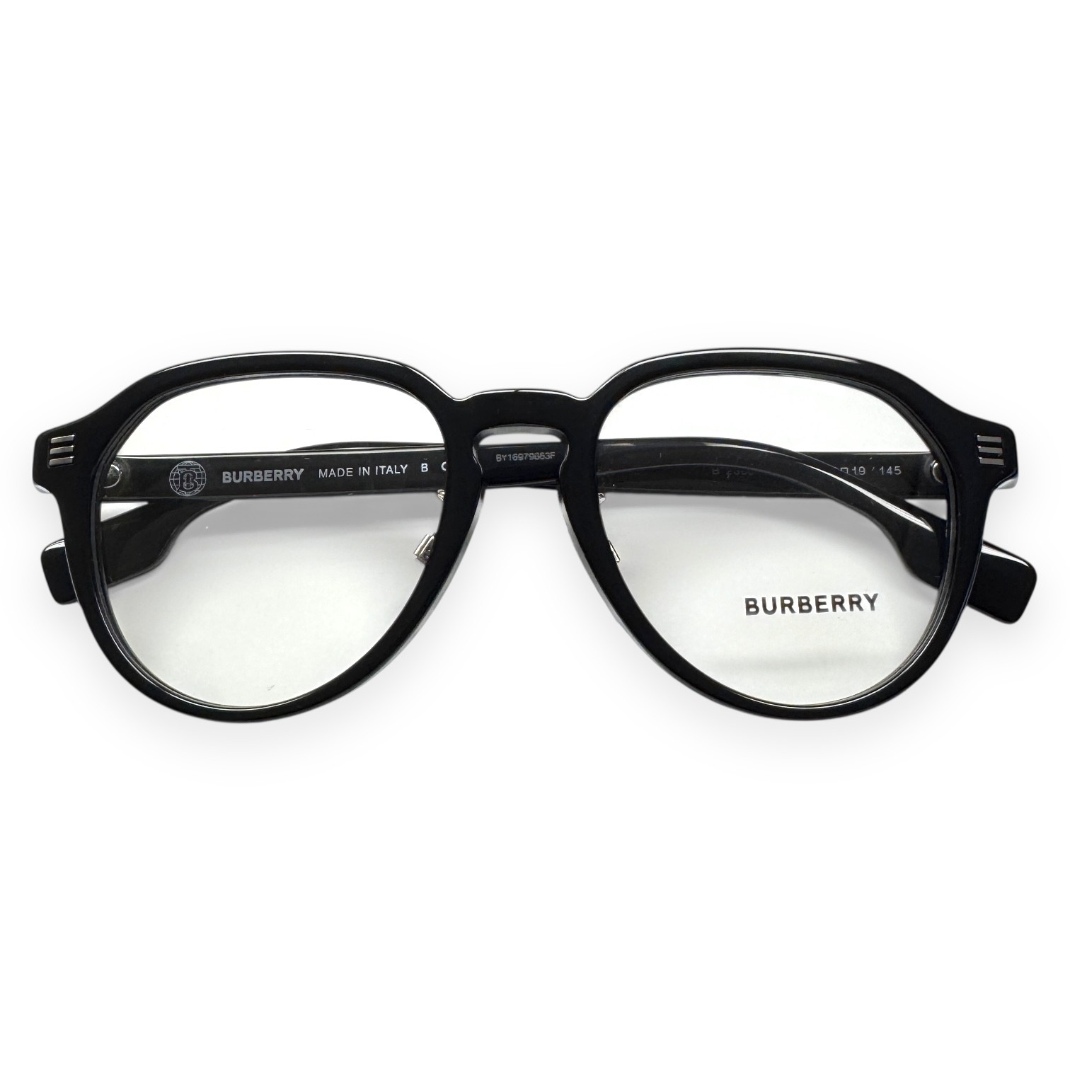 Burberry Eyeglasses Glasses Archie BE 2368F 3001 Polished Black w/case 52-19-145 thumbnail 5